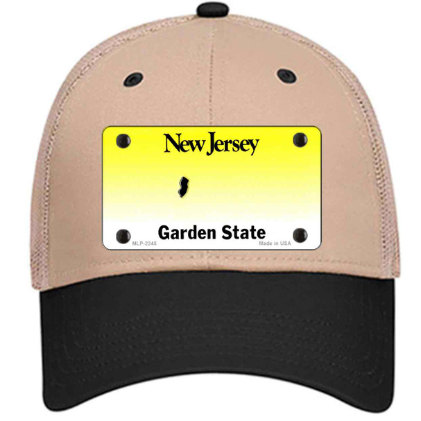 New Jersey State Blank Wholesale Novelty License Plate Hat