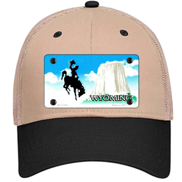 Wyoming State Blank Wholesale Novelty License Plate Hat