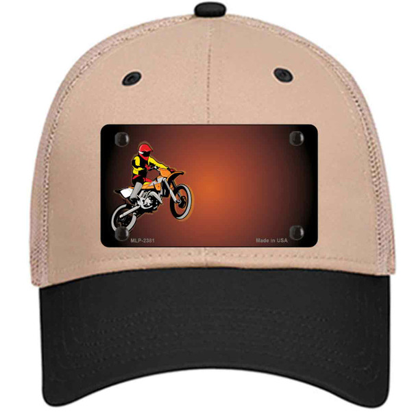 Dirt Bike Rider Offset Wholesale Novelty License Plate Hat