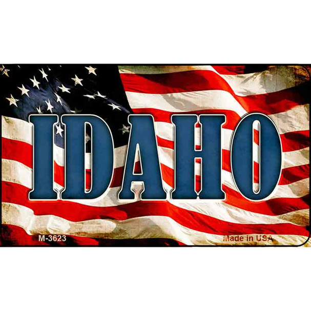 Idaho Novelty Metal Magnet