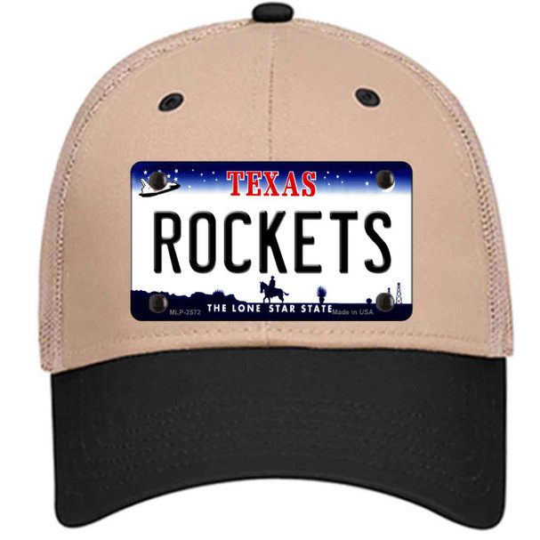 Rockets Texas State Wholesale Novelty License Plate Hat