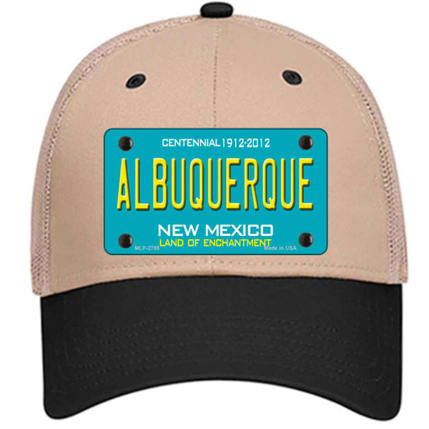 Albuquerque New Mexico Teal Wholesale Novelty License Plate Hat