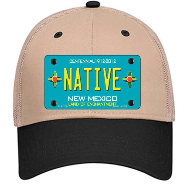 Native New Mexico Teal Wholesale Novelty License Plate Hat