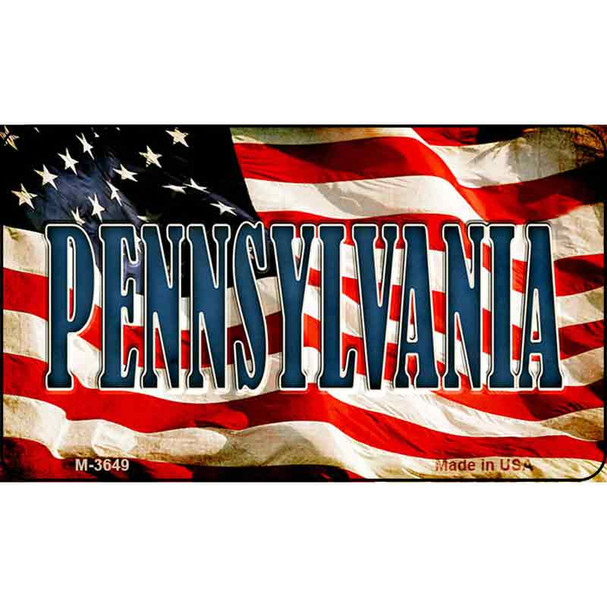 Pennsylvania Wholesale Novelty Metal Magnet