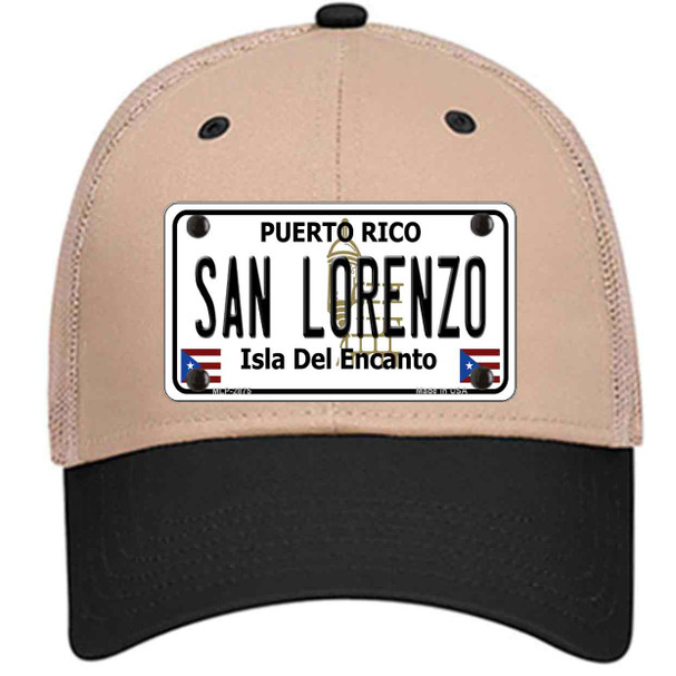 San Lorenzo Puerto Rico Wholesale Novelty License Plate Hat