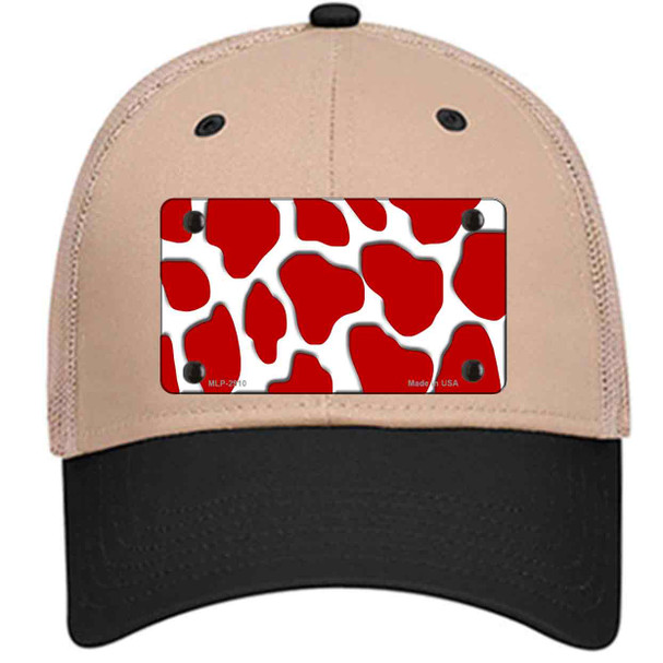 Red White Giraffe Wholesale Novelty License Plate Hat