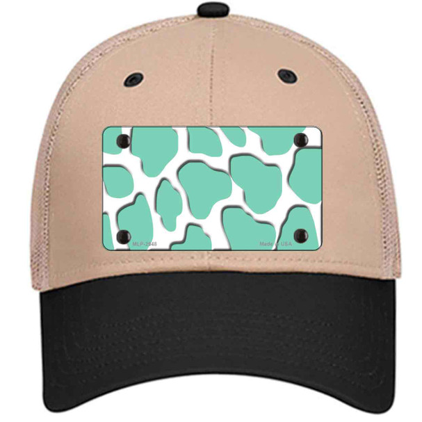 Mint White Giraffe Wholesale Novelty License Plate Hat