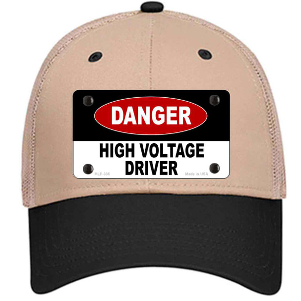 Danger High Voltage Driver Wholesale Novelty License Plate Hat