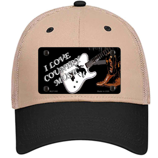 I Love Country Music Wholesale Novelty License Plate Hat