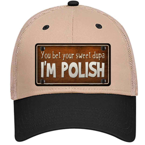 You Bet Im Polish Wholesale Novelty License Plate Hat