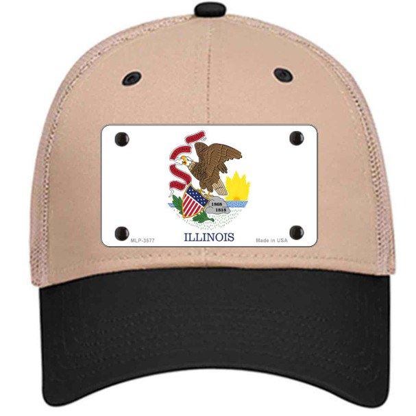 Illinois State Flag Wholesale Novelty License Plate Hat