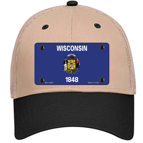 Wisconsin State Flag Wholesale Novelty License Plate Hat
