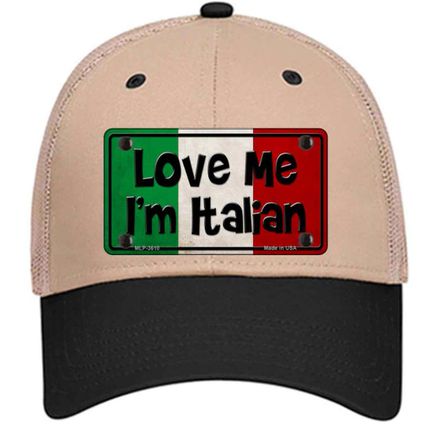 Love Me Im Italian Wholesale Novelty License Plate Hat