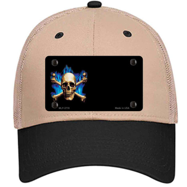 Skull Offset Wholesale Novelty License Plate Hat