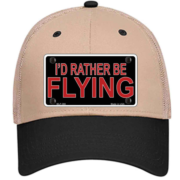 Rather Be Flying Wholesale Novelty License Plate Hat