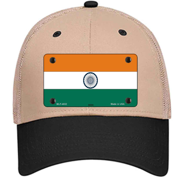 India Flag Wholesale Novelty License Plate Hat