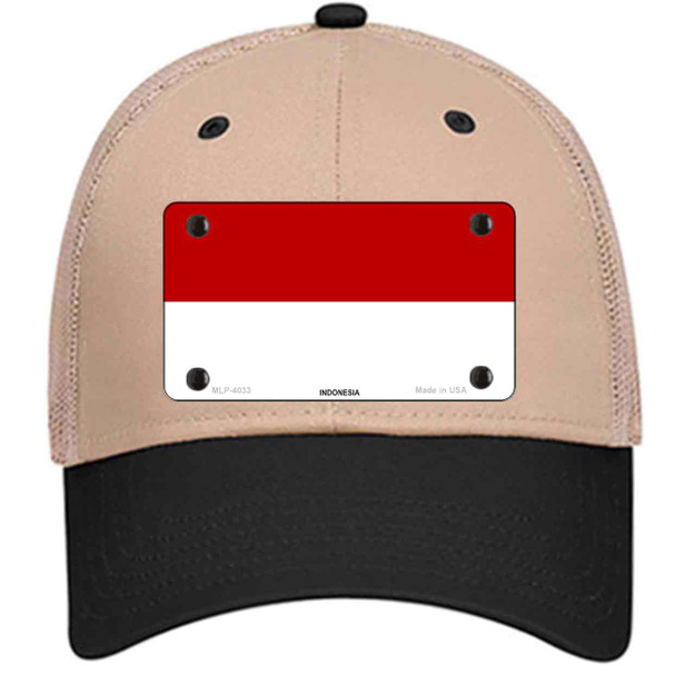 Indonesia Flag Wholesale Novelty License Plate Hat