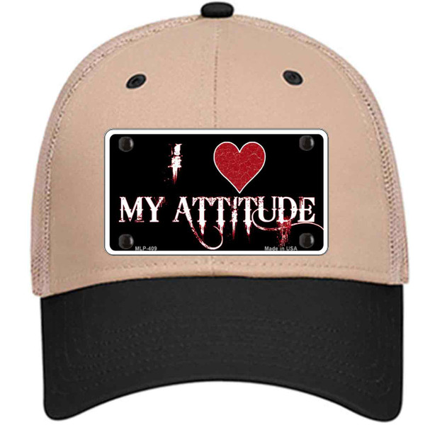 I Love My Attitude Wholesale Novelty License Plate Hat