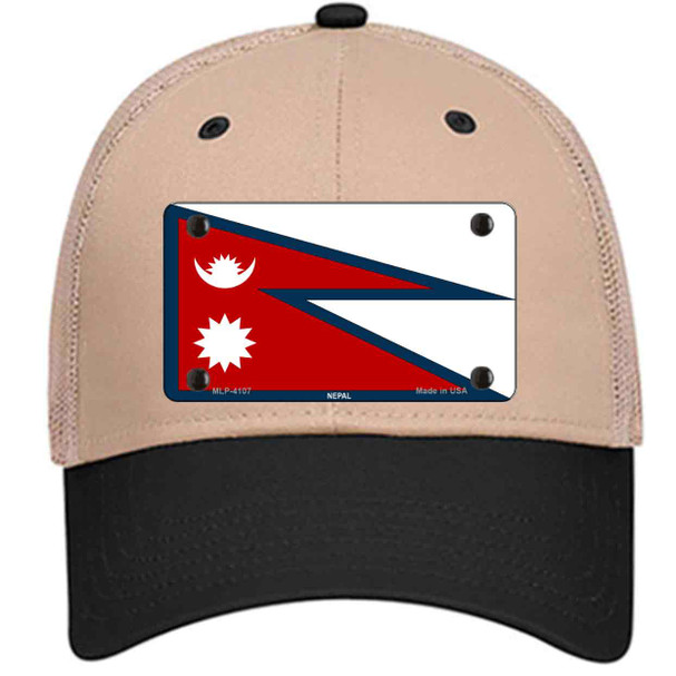 Nepal Flag Wholesale Novelty License Plate Hat