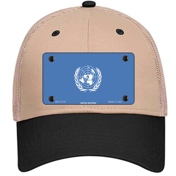 United Nations Flag Wholesale Novelty License Plate Hat