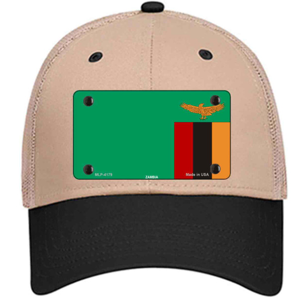 Zambia Flag Wholesale Novelty License Plate Hat