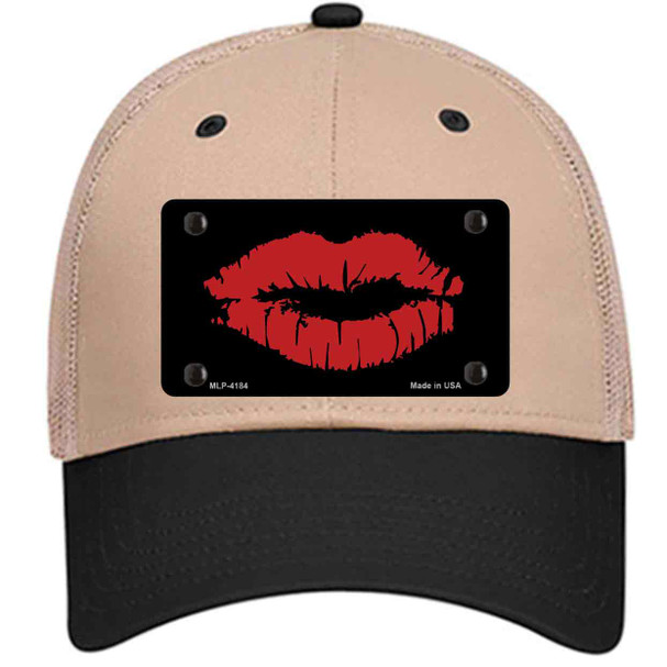 Full Red Lips Wholesale Novelty License Plate Hat