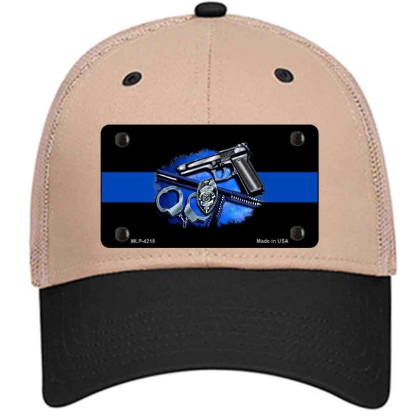 Thin Blue Line Badge Wholesale Novelty License Plate Hat