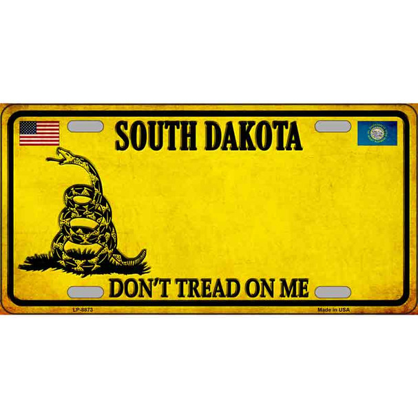 South Dakota Dont Tread On Me Wholesale Metal Novelty License Plate