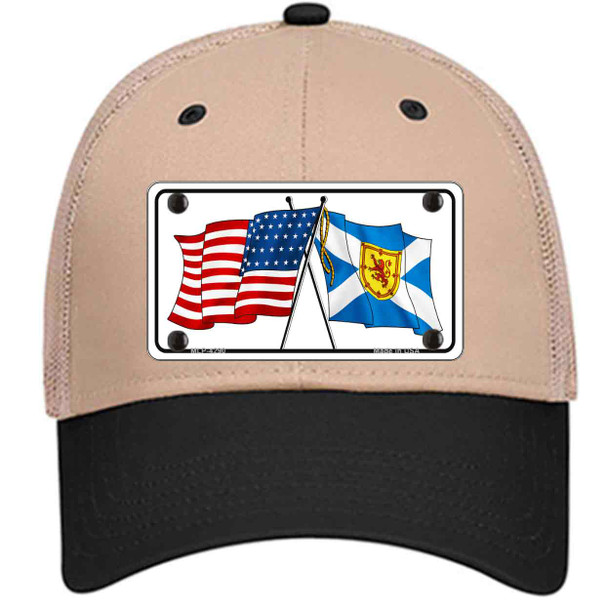 United States Scotland Crossed Flags Wholesale Novelty License Plate Hat Sign