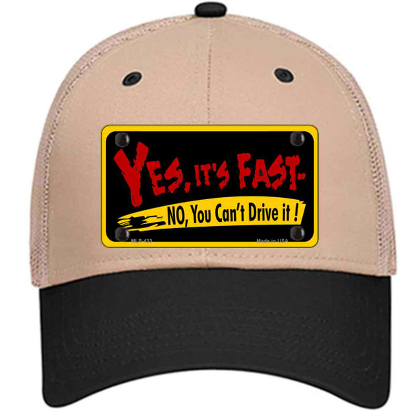 Yes Its Fast Wholesale Novelty License Plate Hat