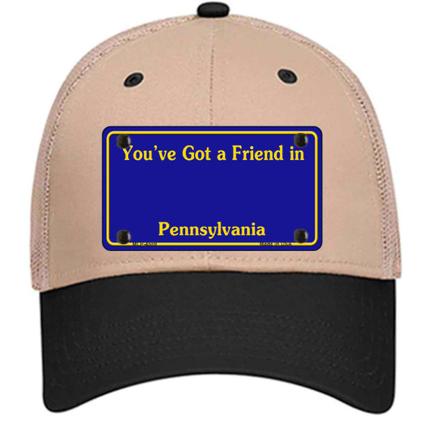 Pennsylvania Blue State Blank Wholesale Novelty License Plate Hat