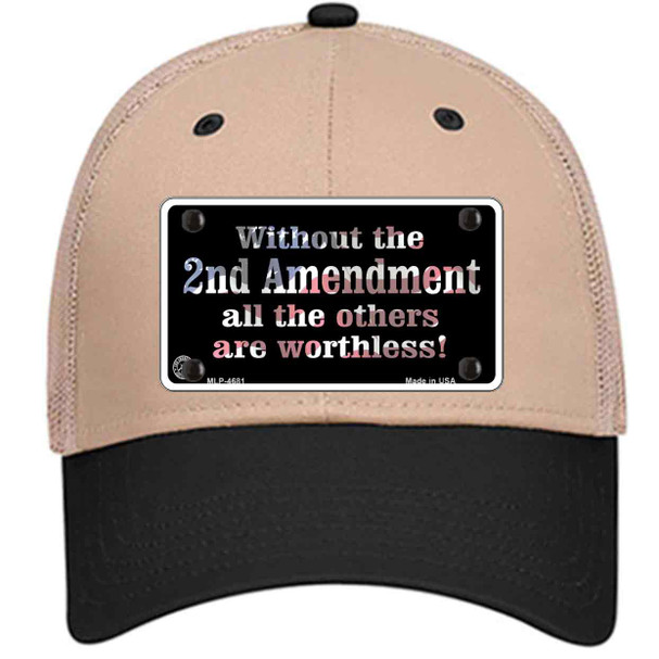 Without 2nd Amendment Wholesale Novelty License Plate Hat