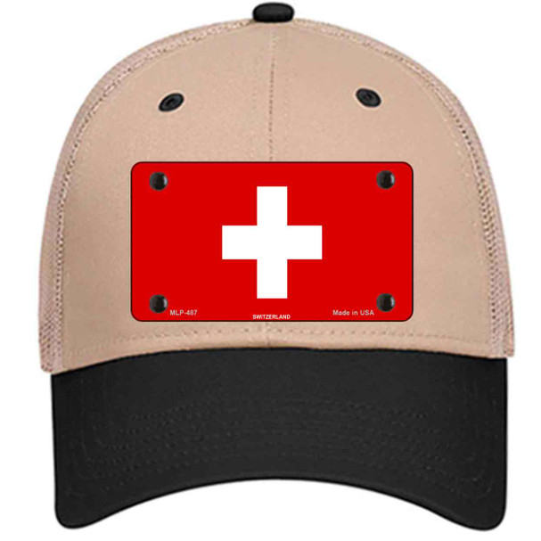 Switzerland Flag Wholesale Novelty License Plate Hat