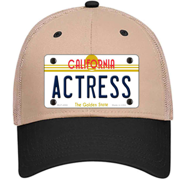 Actress California Wholesale Novelty License Plate Hat