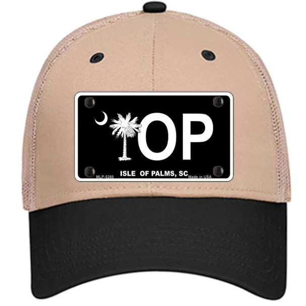 IOP Isle of Palms Black Wholesale Novelty License Plate Hat