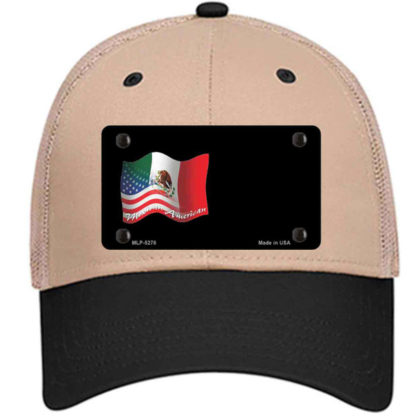 Mexican American Flag Offset Wholesale Novelty License Plate Hat