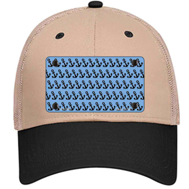 Light Blue Black Anchor Wholesale Novelty License Plate Hat