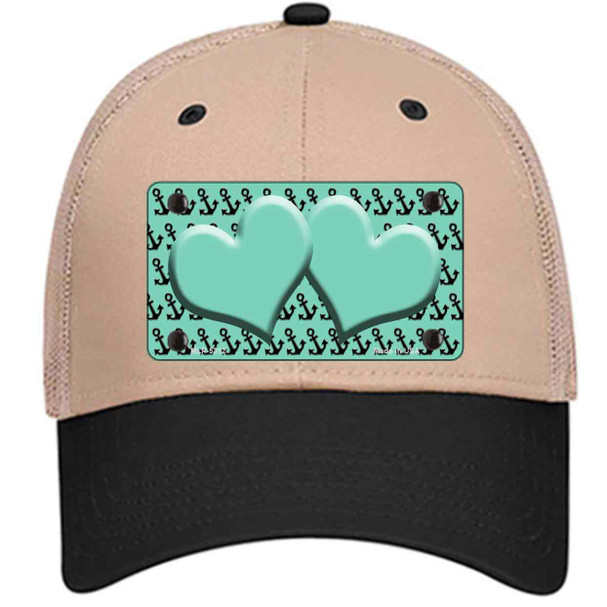 Mint Black Anchor Mint Heart Center Wholesale Novelty License Plate Hat