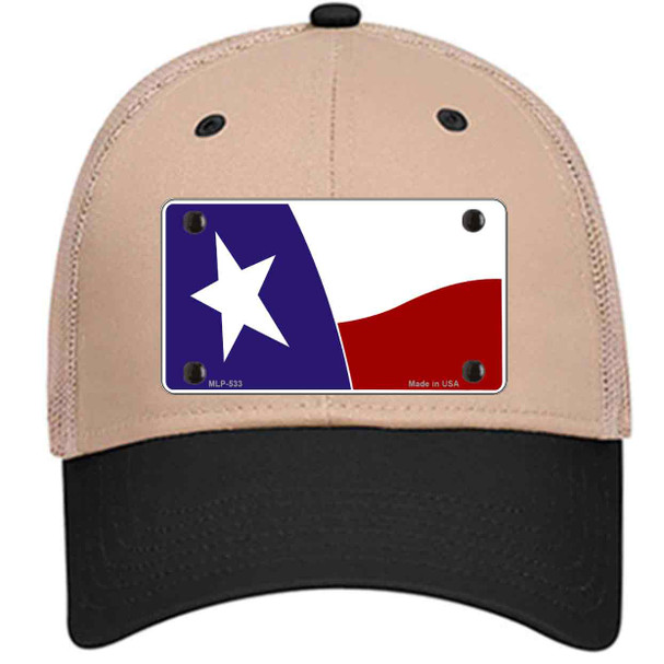 Texas State Flag Waving Wholesale Novelty License Plate Hat