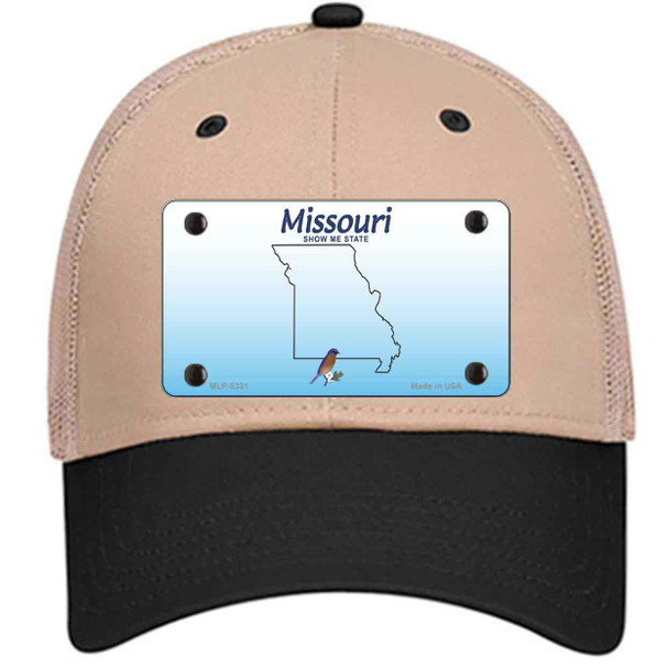 Missouri Show Me Blank Wholesale Novelty License Plate Hat