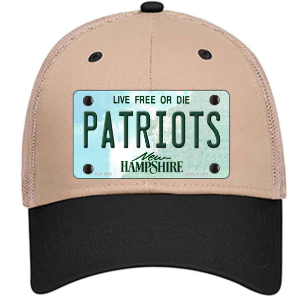Patriots New Hampshire Wholesale Novelty License Plate Hat