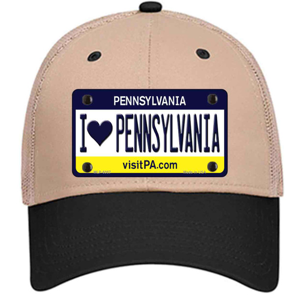 I Love Pennsylvania State Wholesale Novelty License Plate Hat