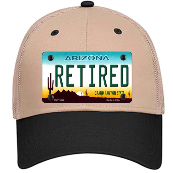 Arizona Retired Wholesale Novelty License Plate Hat
