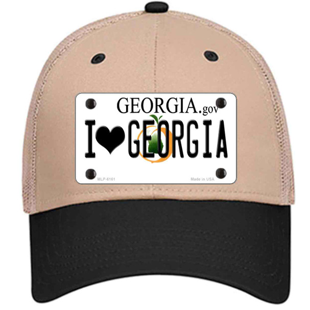 I Love Georgia Wholesale Novelty License Plate Hat