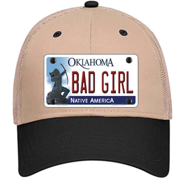 Bad Girl Oklahoma Wholesale Novelty License Plate Hat