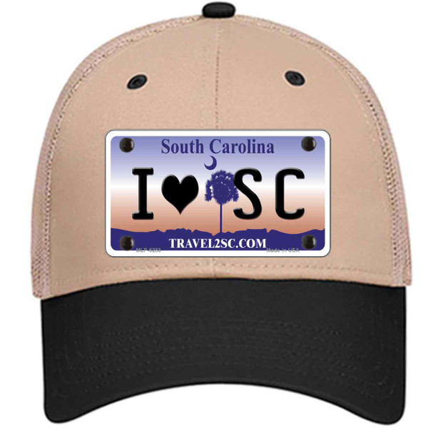 I Love South Carolina Wholesale Novelty License Plate Hat