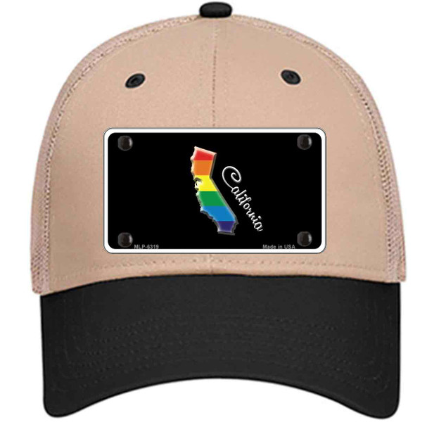 California Rainbow Wholesale Novelty License Plate Hat