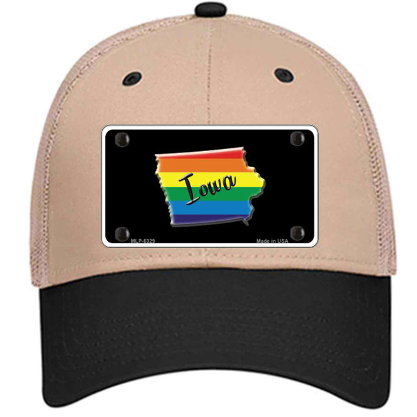 Iowa Rainbow Wholesale Novelty License Plate Hat