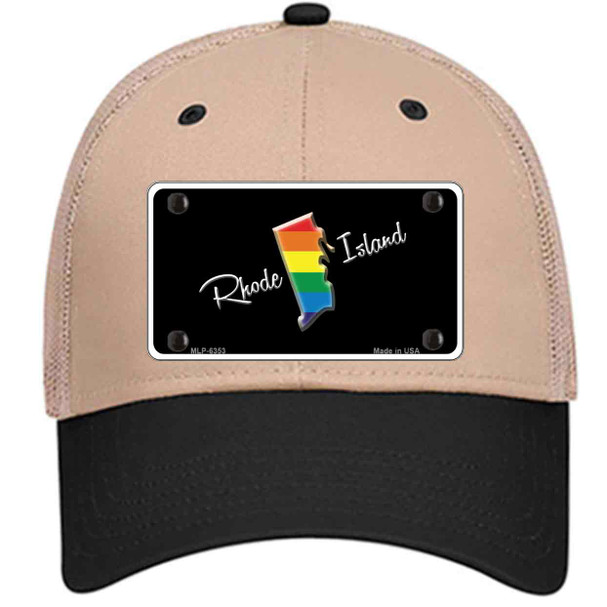 Rhode Island Rainbow Wholesale Novelty License Plate Hat