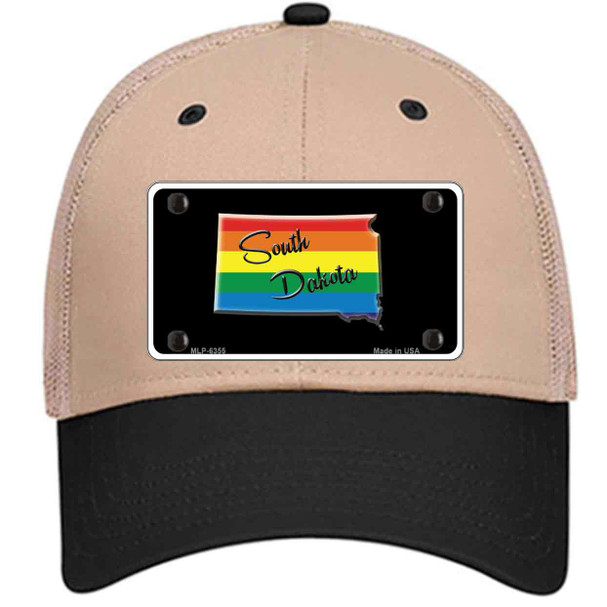 South Dakota Rainbow Wholesale Novelty License Plate Hat